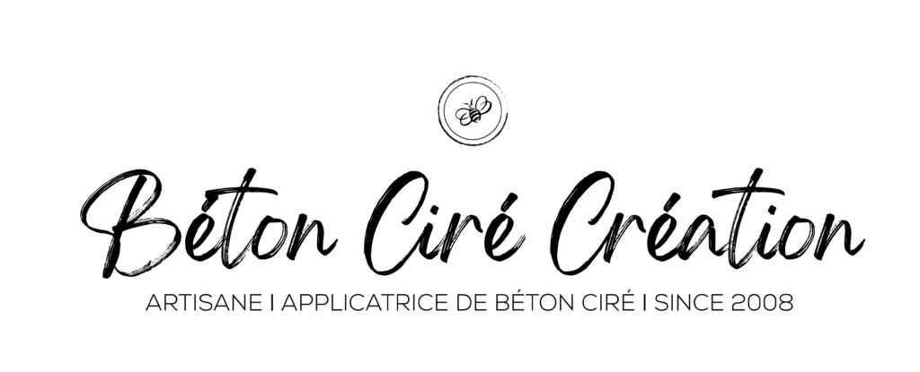béton ciré création logo