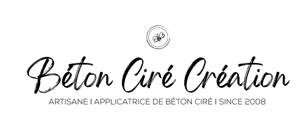 béton ciré création logo